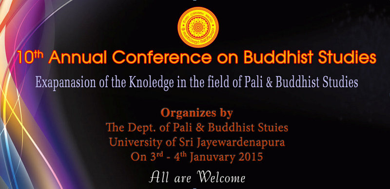 Buddhist and Pali Conference