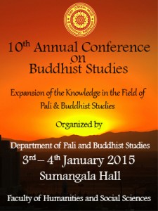 Buddhist studies conference