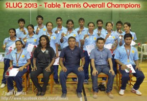 Jayewardenepura Table Tennis team