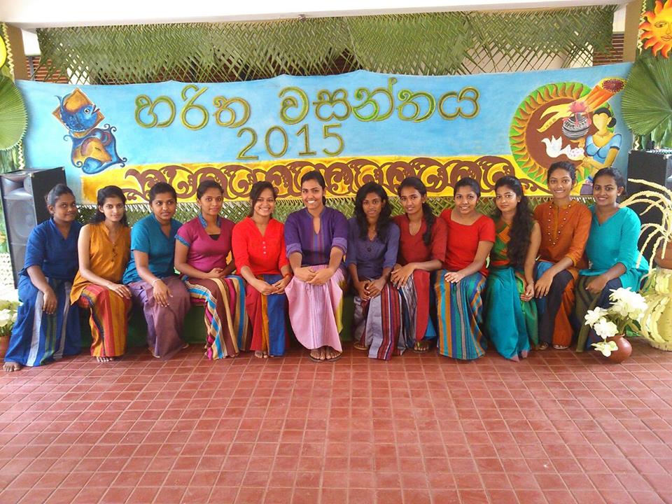 Haritha wasanthaya New Year Festival girls