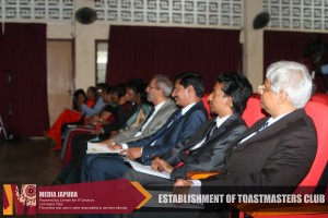 J’pura University Toastmasters Club launching ceromony