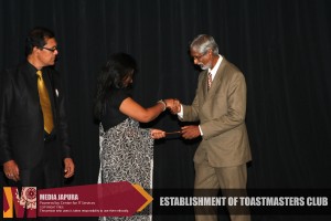 J’pura University Toastmasters Club launching ceromony