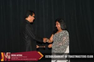 J’pura University Toastmasters Club launching ceromony