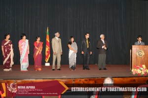 J’pura University Toastmasters Club launching ceromony