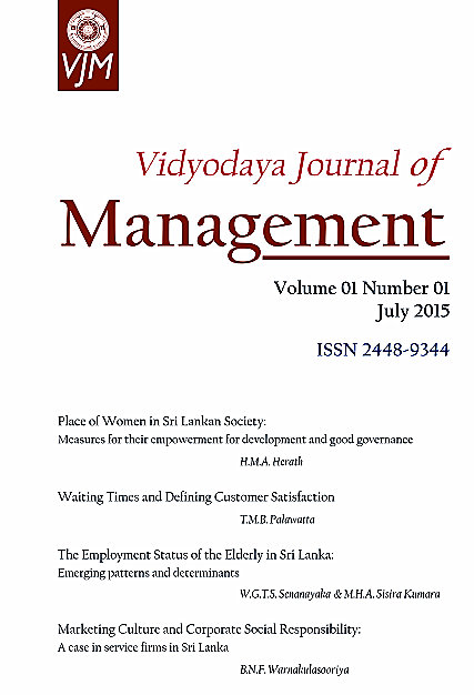 11Vidyodaya Journal of Management