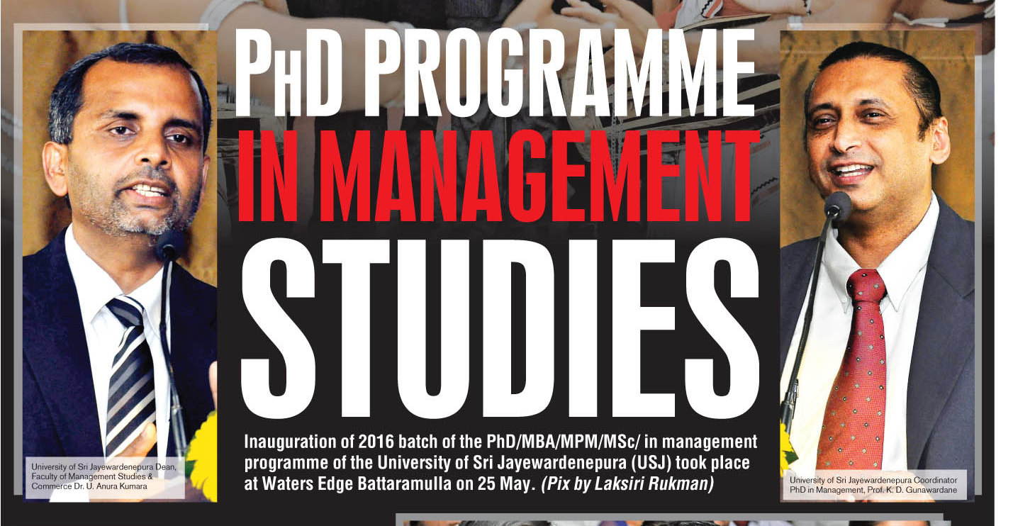 Management Studies Phd programme