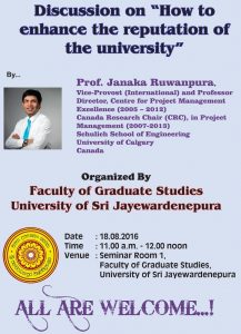 Professor Janaka Ruwanpura