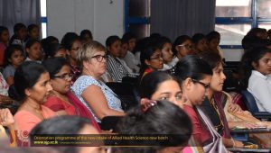 Orientation programme of the new intake of Allied Health Science