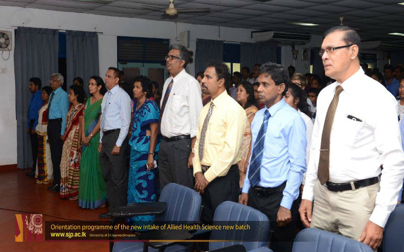 Orientation programme of the new intake of Allied Health Science.