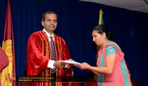 Certificate awarding ceremony