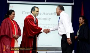 Certificate awarding ceremony