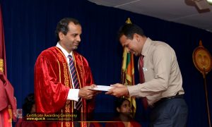 Certificate awarding ceremony