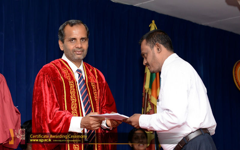 Certificate awarding ceremony