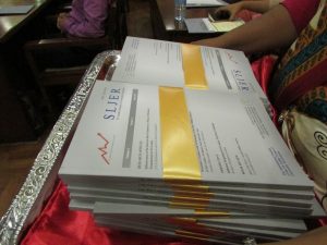 Launch of Sri Lanka Journal of Economic Research (SLJER) Volume 4 - Issue 2 (1)