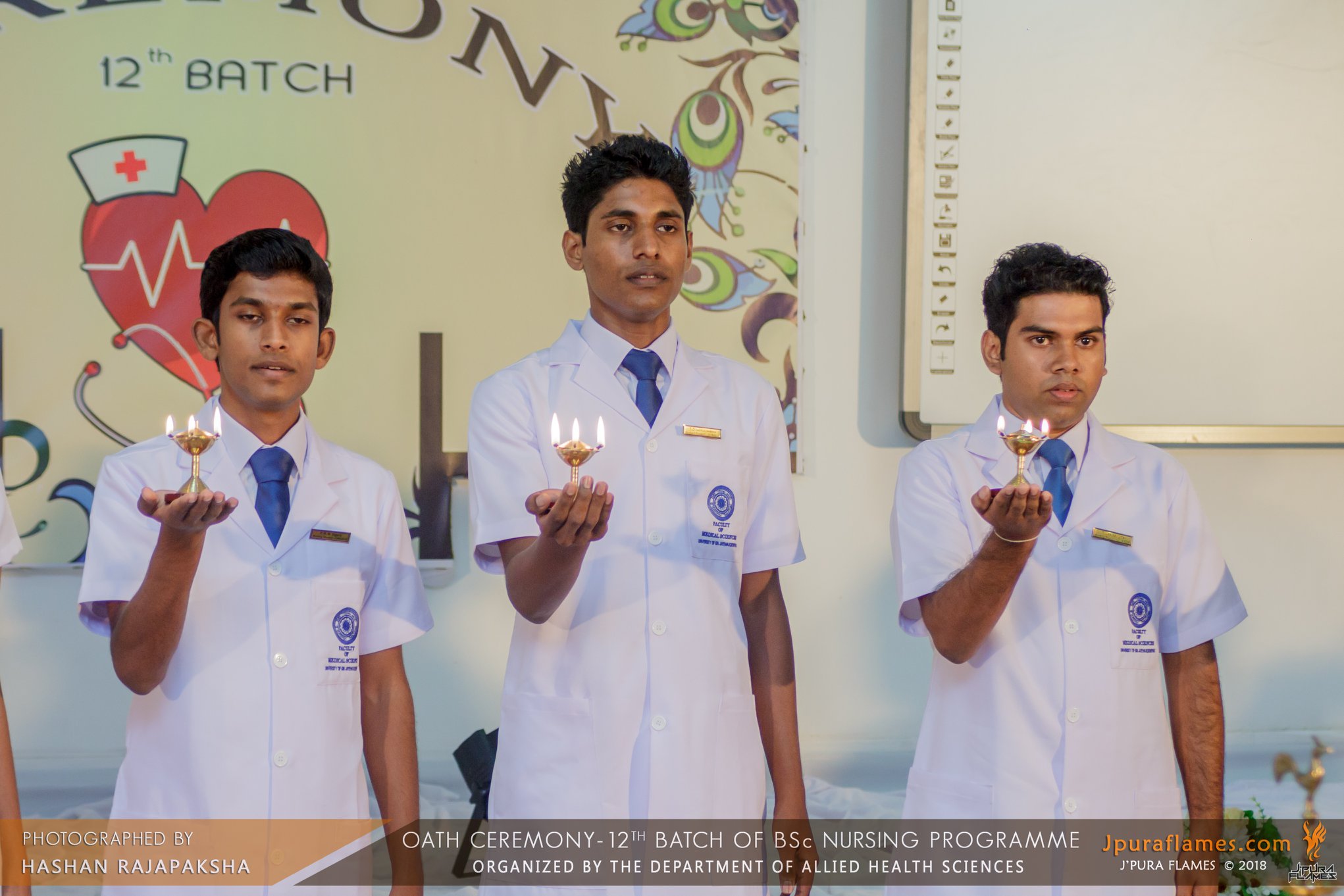 The Oath Taking Ceremony of B.Sc. Nursing Students (199) USJ