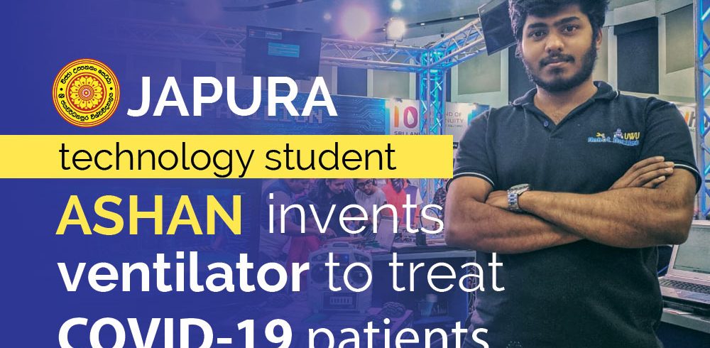 Japura Technology Student Ashan Invents Ventilator to Treat COVID 19