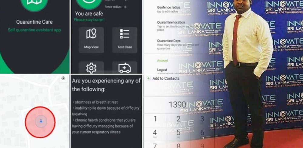 Japura Electrical and Electronic Engineering Student, Yashodha Lakshana Develops a Mobile App for Self Quarantine Process
