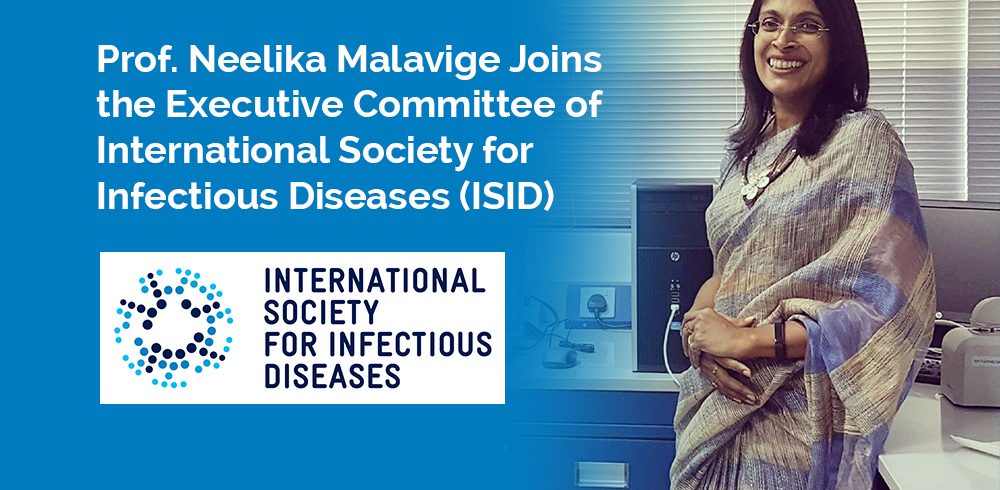 Prof. Neelika Malavige Joins The International Society for Infectious Diseases (ISID)