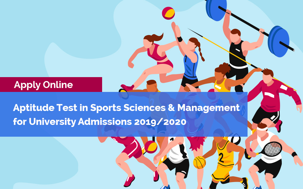 Apply Online For The Aptitude Test In Sports Sciences Management For University Admissions 2019 2020 Usj University Of Sri Jayewardenepura Sri Lanka