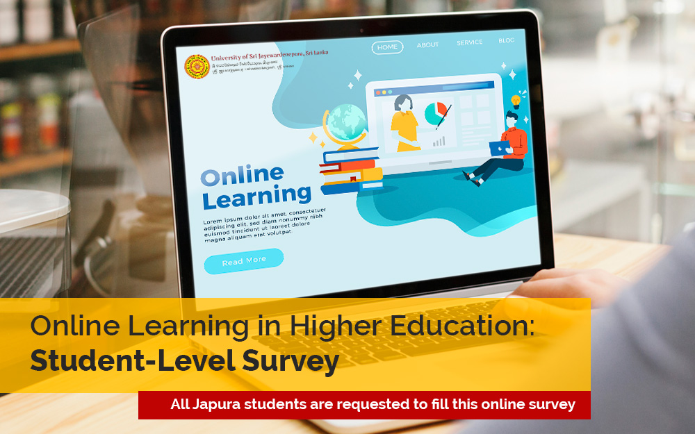 Survey of Online Learning in Higher Education in Sri Lanka