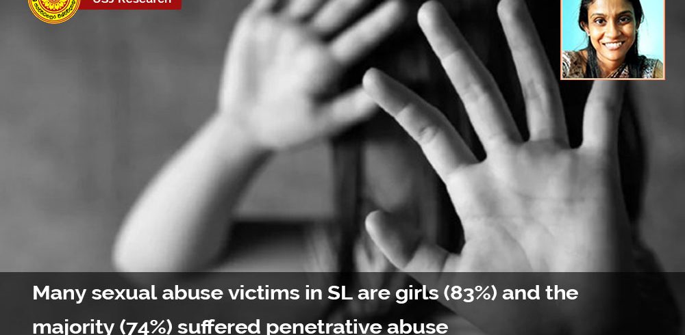 Many sexual abuse victims in SL are girls (83%) and the majority (74%) suffered penetrative abuse - USJ Psychiatry research