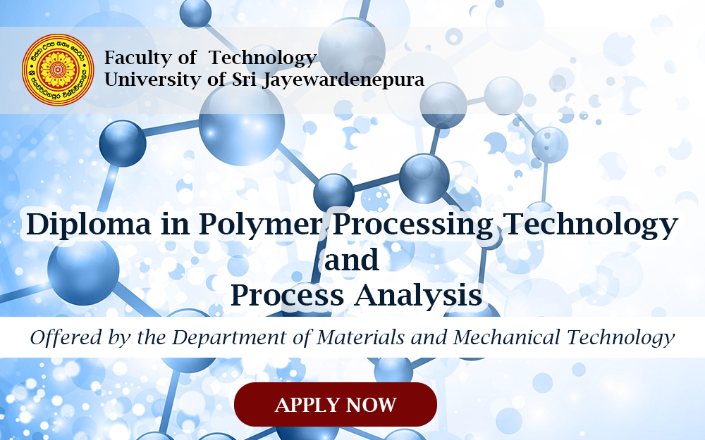 Diploma in Polymer Processing Technology and Process Analysis