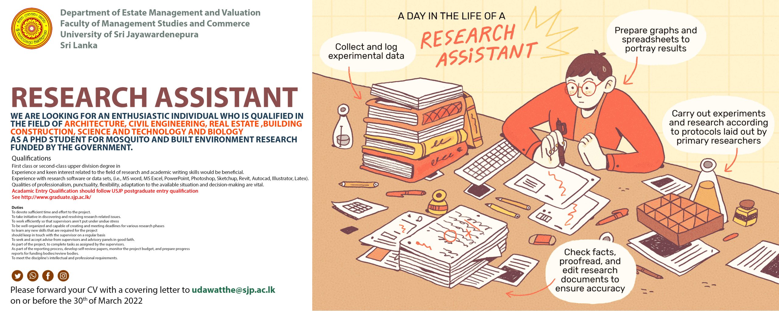 PhD studentship and Research assistant opportunity