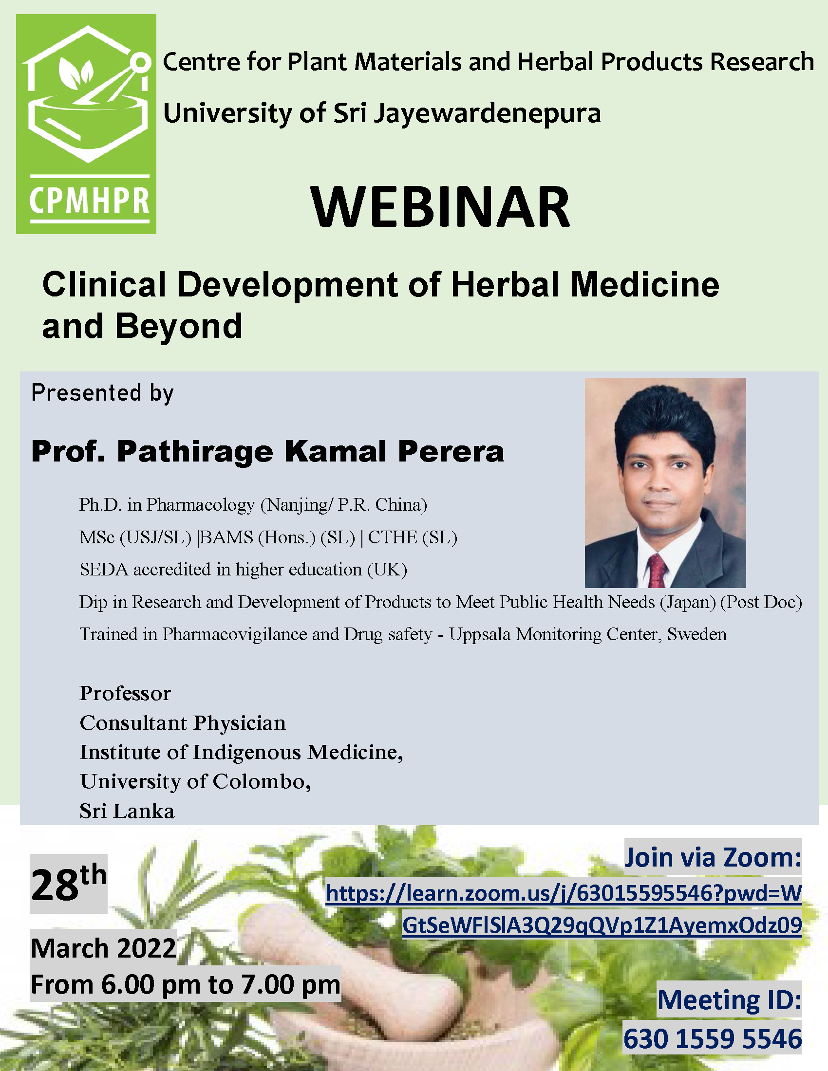 Clinical Development of Herbal Medicine and Beyond